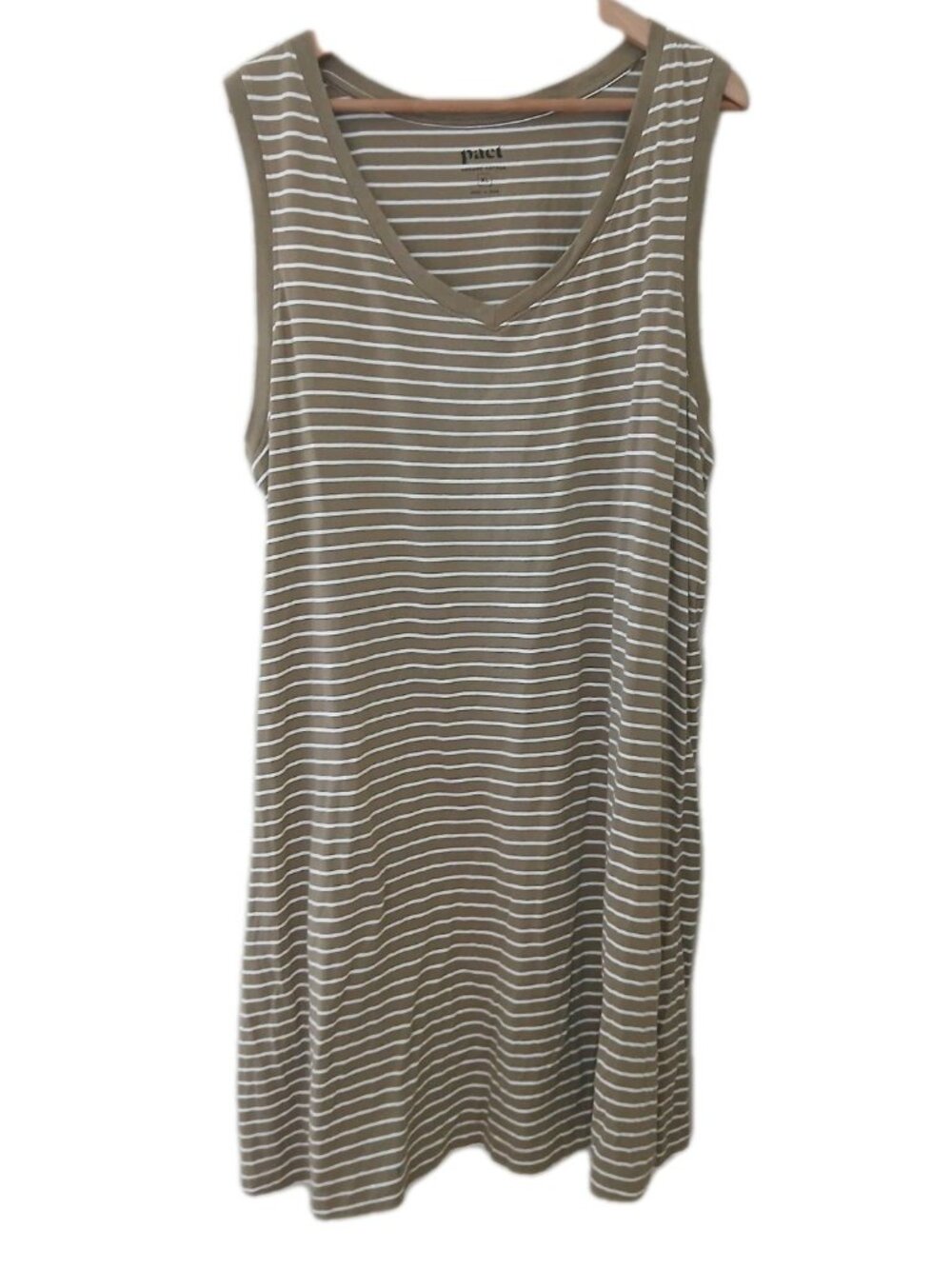 Pact Organic Cotton Tank Midi Dress